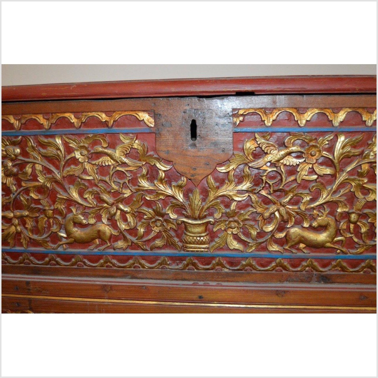 Indonesian Madura Blanket Chest-3. Asian & Chinese Furniture, Art, Antiques, Vintage Home Décor for sale at FEA Home