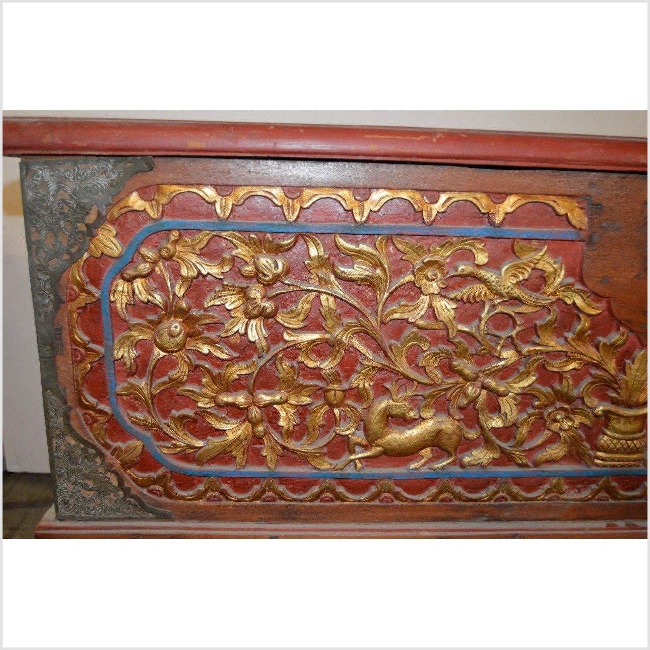 Indonesian Madura Blanket Chest-4. Asian & Chinese Furniture, Art, Antiques, Vintage Home Décor for sale at FEA Home