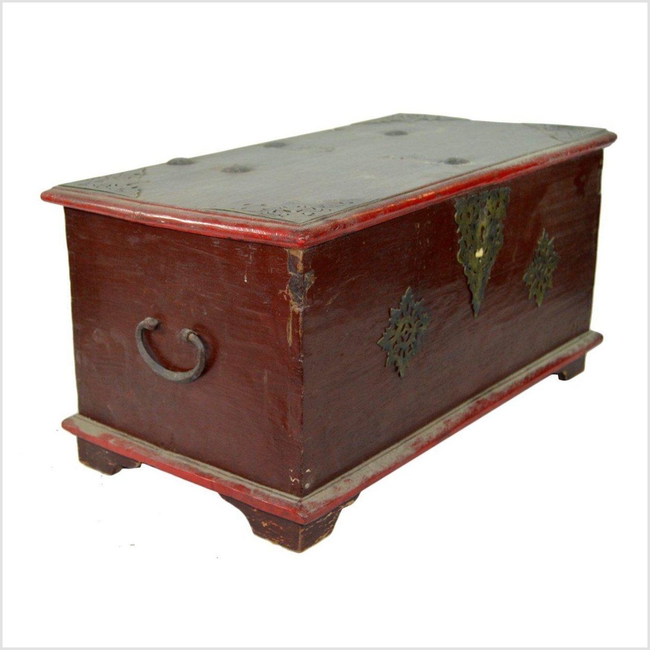 Indonesian Madura Treasure Chest-6. Asian & Chinese Furniture, Art, Antiques, Vintage Home Décor for sale at FEA Home