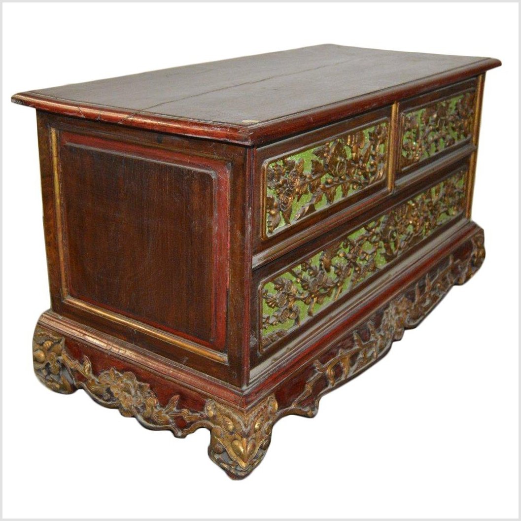 Indonesian Pillow Trunk-12. Asian & Chinese Furniture, Art, Antiques, Vintage Home Décor for sale at FEA Home