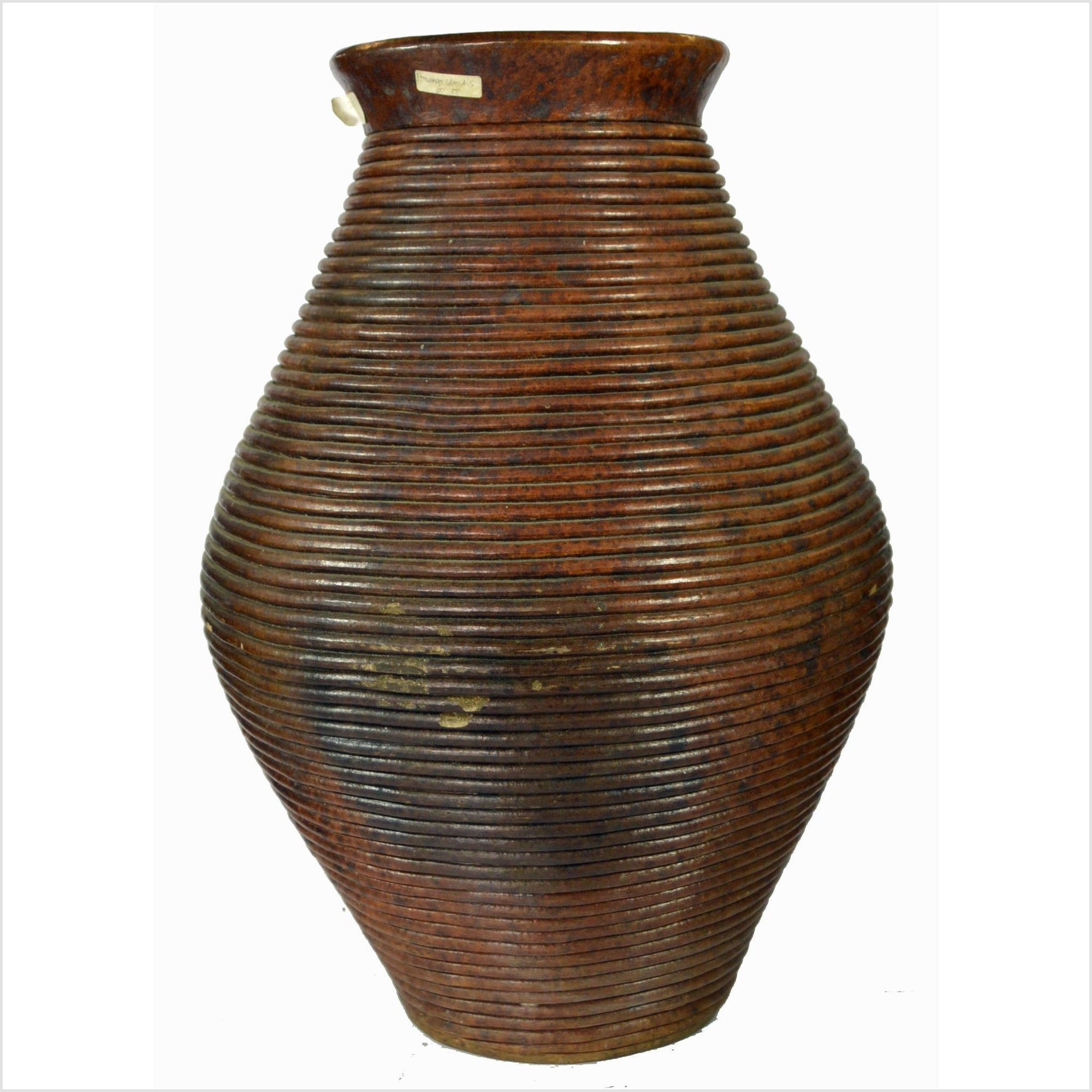 Indonesian Pottery Vase Lombka Island-6. Asian & Chinese Furniture, Art, Antiques, Vintage Home Décor for sale at FEA Home