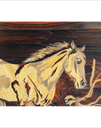 Inlaid Horse Painting-2. Asian & Chinese Furniture, Art, Antiques, Vintage Home Décor for sale at FEA Home