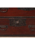 Japanese 19th Century Lacquered Sendai Clothing Tansu with Elaborate Hardware-9. Asian & Chinese Furniture, Art, Antiques, Vintage Home Décor for sale at FEA Home