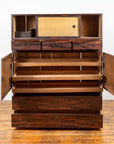 Japanese 19th Century Mulberry Wood Kimono Cabinet with Doors and Drawers-10. Asian & Chinese Furniture, Art, Antiques, Vintage Home Décor for sale at FEA Home