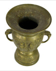 Ornate Japanese Brass Vase-6. Asian & Chinese Furniture, Art, Antiques, Vintage Home Décor for sale at FEA Home