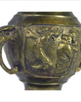 Ornate Japanese Brass Vase-8. Asian & Chinese Furniture, Art, Antiques, Vintage Home Décor for sale at FEA Home