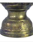 Ornate Japanese Brass Vase-9. Asian & Chinese Furniture, Art, Antiques, Vintage Home Décor for sale at FEA Home