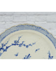 Japanese Blue and White Hand-Painted Porcelain Charger Plate with Foliage Décor-15. Asian & Chinese Furniture, Art, Antiques, Vintage Home Décor for sale at FEA Home