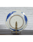 Japanese Blue and White Hand-Painted Porcelain Charger Plate with Foliage Décor-6. Asian & Chinese Furniture, Art, Antiques, Vintage Home Décor for sale at FEA Home