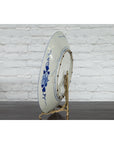 Japanese Blue and White Hand-Painted Porcelain Charger Plate with Peacock Bird-13. Asian & Chinese Furniture, Art, Antiques, Vintage Home Décor for sale at FEA Home
