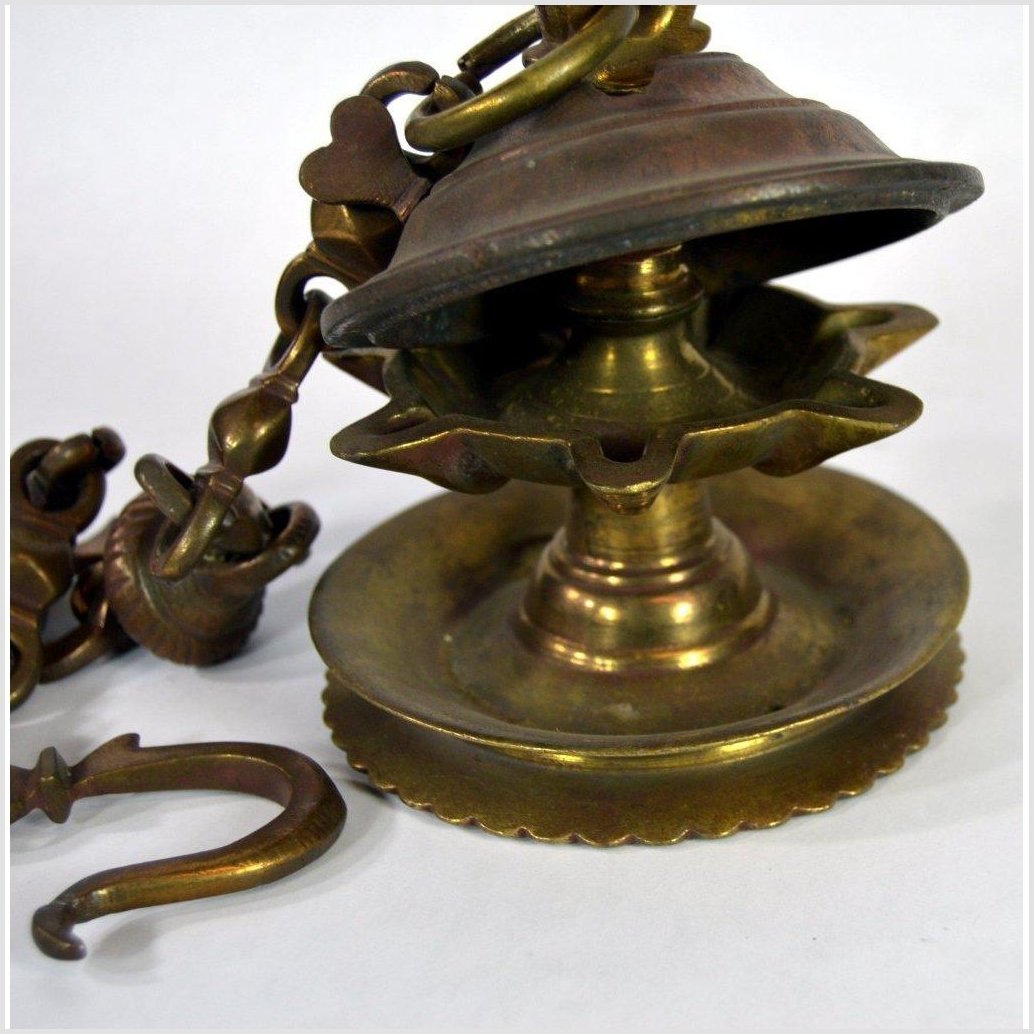 Japanese Brass Temple Incense Burner-4. Asian & Chinese Furniture, Art, Antiques, Vintage Home Décor for sale at FEA Home