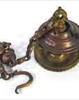 Japanese Brass Temple Incense Burner-5. Asian & Chinese Furniture, Art, Antiques, Vintage Home Décor for sale at FEA Home