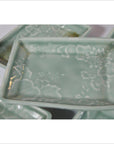 Japanese Celadon Serving Bowls-2. Asian & Chinese Furniture, Art, Antiques, Vintage Home Décor for sale at FEA Home
