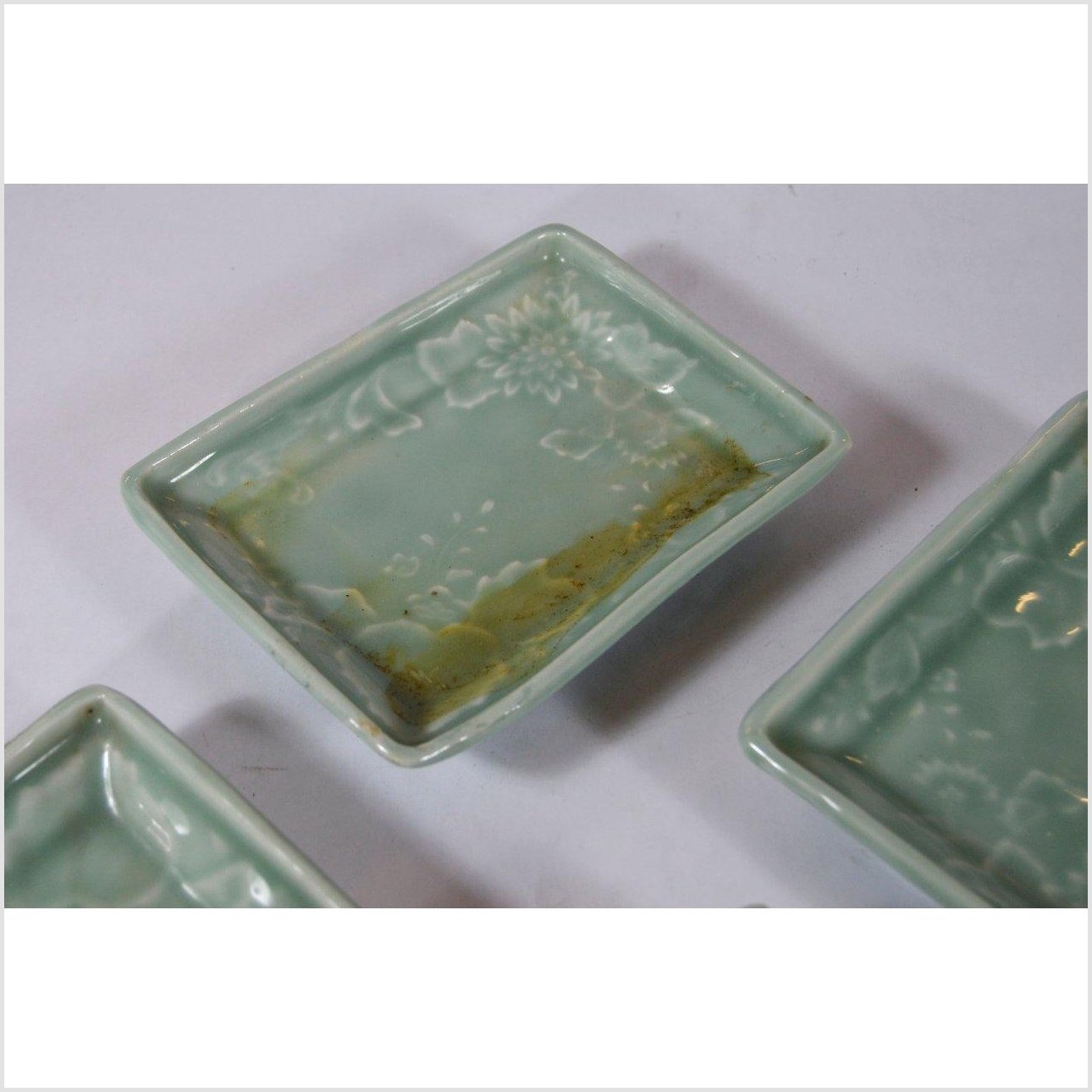 Japanese Celadon Serving Bowls-4. Asian & Chinese Furniture, Art, Antiques, Vintage Home Décor for sale at FEA Home