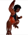 Japanese Hand Carved Lacquered Boy-11. Asian & Chinese Furniture, Art, Antiques, Vintage Home Décor for sale at FEA Home
