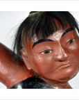 Japanese Hand Carved Lacquered Boy-3. Asian & Chinese Furniture, Art, Antiques, Vintage Home Décor for sale at FEA Home