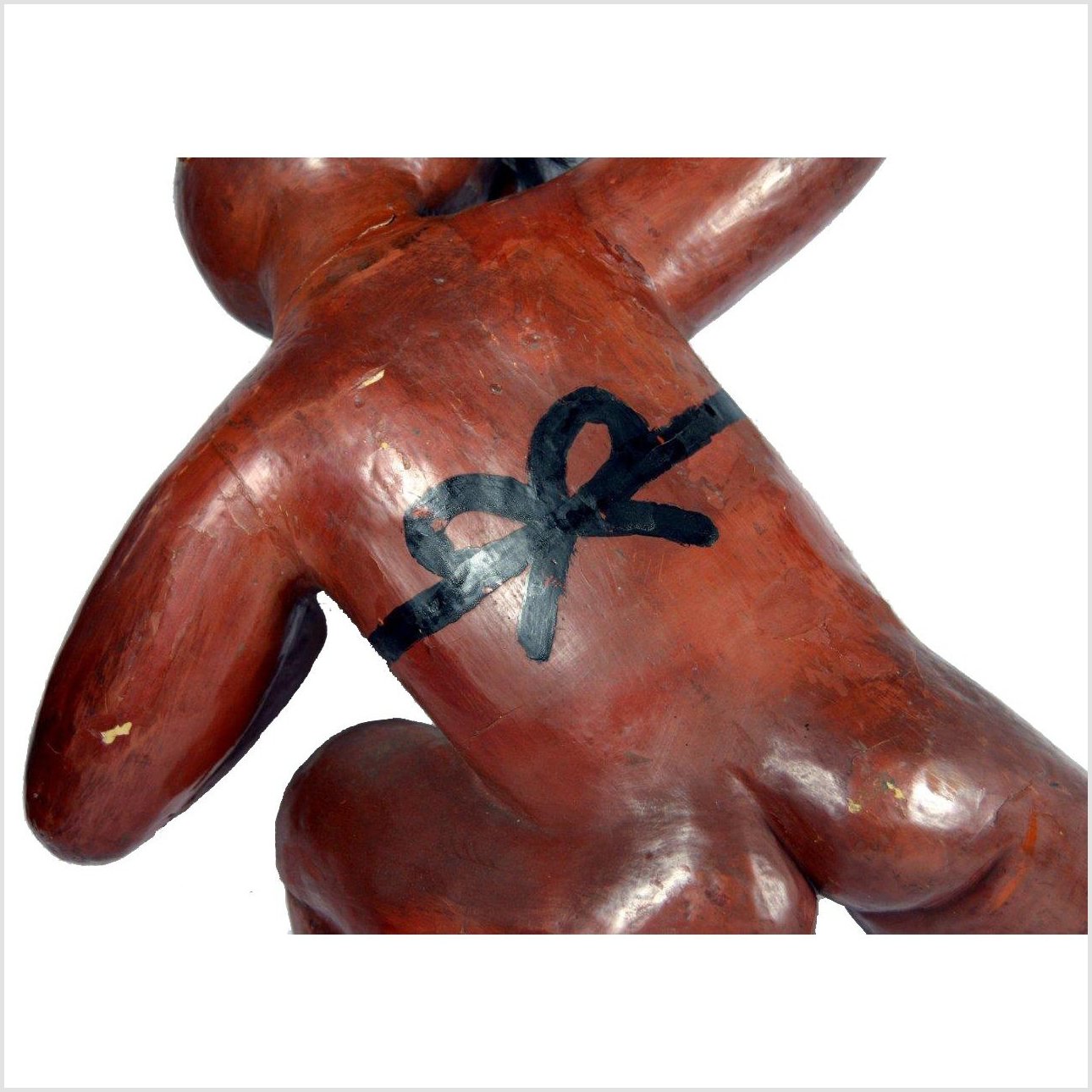Japanese Hand Carved Lacquered Boy-8. Asian & Chinese Furniture, Art, Antiques, Vintage Home Décor for sale at FEA Home