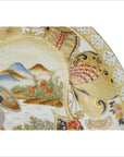Japanese Kutani Hand Painted Porcelain Plate-4. Asian & Chinese Furniture, Art, Antiques, Vintage Home Décor for sale at FEA Home