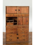Meiji Kiri Wood Tansu Japanese Tea Cabinet-3. Asian & Chinese Furniture, Art, Antiques, Vintage Home Décor for sale at FEA Home