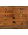 Meiji Kiri Wood Tansu Japanese Tea Cabinet-7. Asian & Chinese Furniture, Art, Antiques, Vintage Home Décor for sale at FEA Home