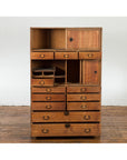 Meiji Kiri Wood Tansu Japanese Tea Cabinet-8. Asian & Chinese Furniture, Art, Antiques, Vintage Home Décor for sale at FEA Home