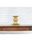Japanese Meiji Period Brass Candle Holder with Scrolls and Medallions-4. Asian & Chinese Furniture, Art, Antiques, Vintage Home Décor for sale at FEA Home