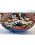Japanese Multicolor Imari Meiji Porcelain Bowl-3. Asian & Chinese Furniture, Art, Antiques, Vintage Home Décor for sale at FEA Home