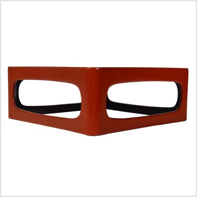 Japanese Red Lacquer Tray on Stand-3. Asian & Chinese Furniture, Art, Antiques, Vintage Home Décor for sale at FEA Home