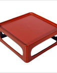 Japanese Red Lacquer Tray on Stand-4. Asian & Chinese Furniture, Art, Antiques, Vintage Home Décor for sale at FEA Home