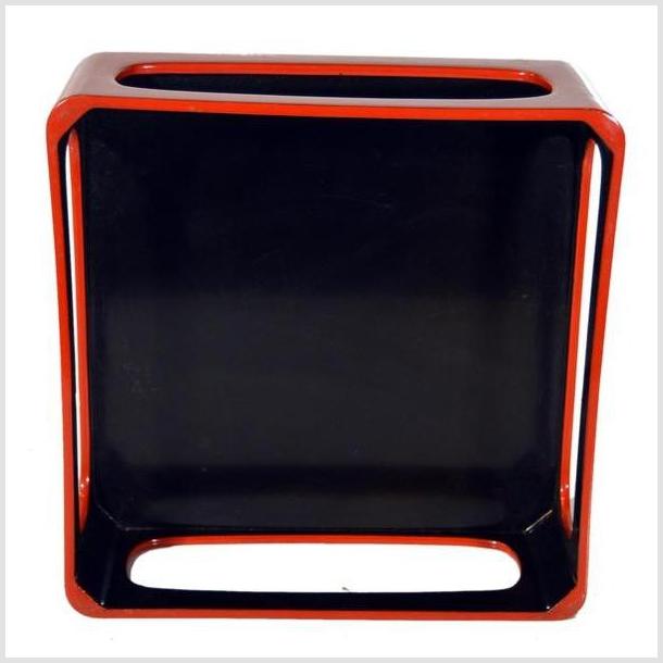 Japanese Red Lacquer Tray on Stand-5. Asian & Chinese Furniture, Art, Antiques, Vintage Home Décor for sale at FEA Home