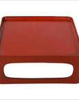 Japanese Red Lacquer Tray on Stand-1. Asian & Chinese Furniture, Art, Antiques, Vintage Home Décor for sale at FEA Home