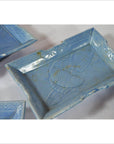 Japanese Robbins Egg Blue Celadon Serving Bowls-1. Asian & Chinese Furniture, Art, Antiques, Vintage Home Décor for sale at FEA Home