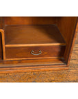 Japanese Taishō Period Open Bookshelf Sliding Doors, Curvy Shelf and Drawer-10. Asian & Chinese Furniture, Art, Antiques, Vintage Home Décor for sale at FEA Home