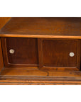 Japanese Taishō Period Open Bookshelf Sliding Doors, Curvy Shelf and Drawer-11. Asian & Chinese Furniture, Art, Antiques, Vintage Home Décor for sale at FEA Home