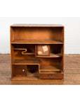 Japanese Taishō Period Open Bookshelf Sliding Doors, Curvy Shelf and Drawer-12. Asian & Chinese Furniture, Art, Antiques, Vintage Home Décor for sale at FEA Home