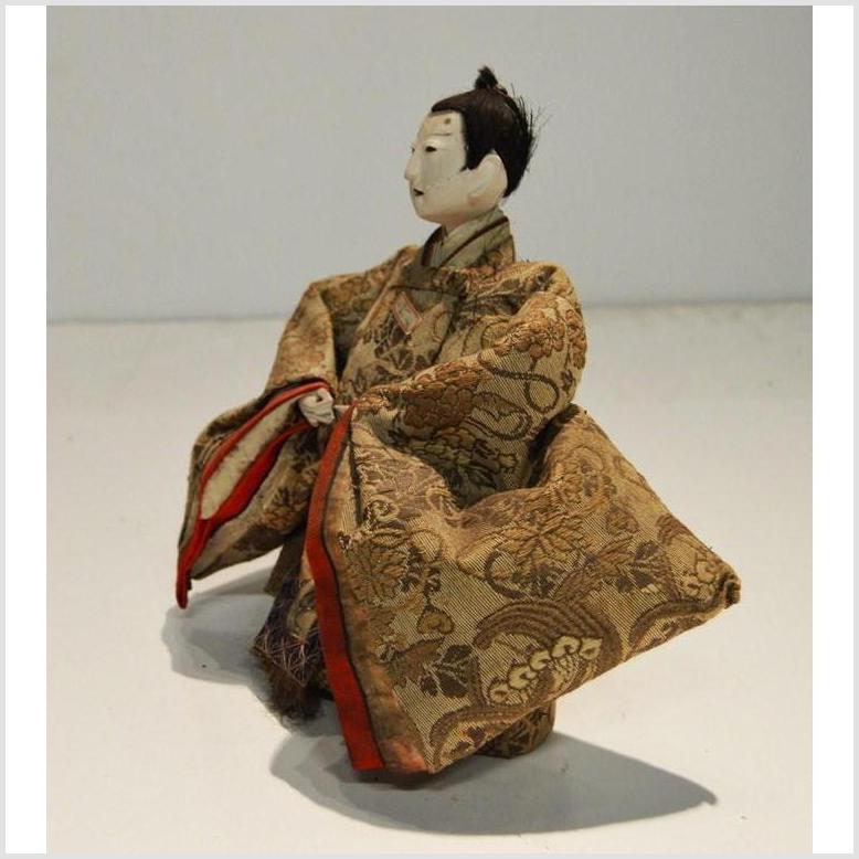 Japanese Taisho Samurai Doll-6. Asian & Chinese Furniture, Art, Antiques, Vintage Home Décor for sale at FEA Home