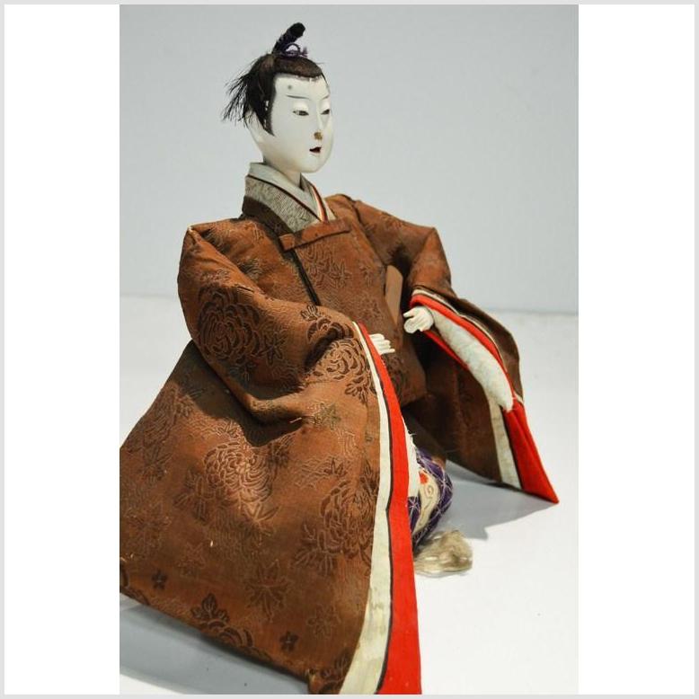 Japanese Taisho Samurai Doll-3. Asian & Chinese Furniture, Art, Antiques, Vintage Home Décor for sale at FEA Home
