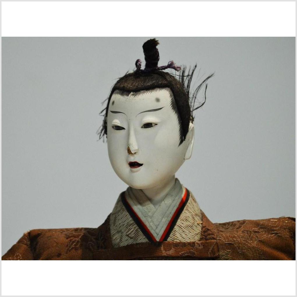 Japanese Taisho Samurai Doll-6. Asian & Chinese Furniture, Art, Antiques, Vintage Home Décor for sale at FEA Home