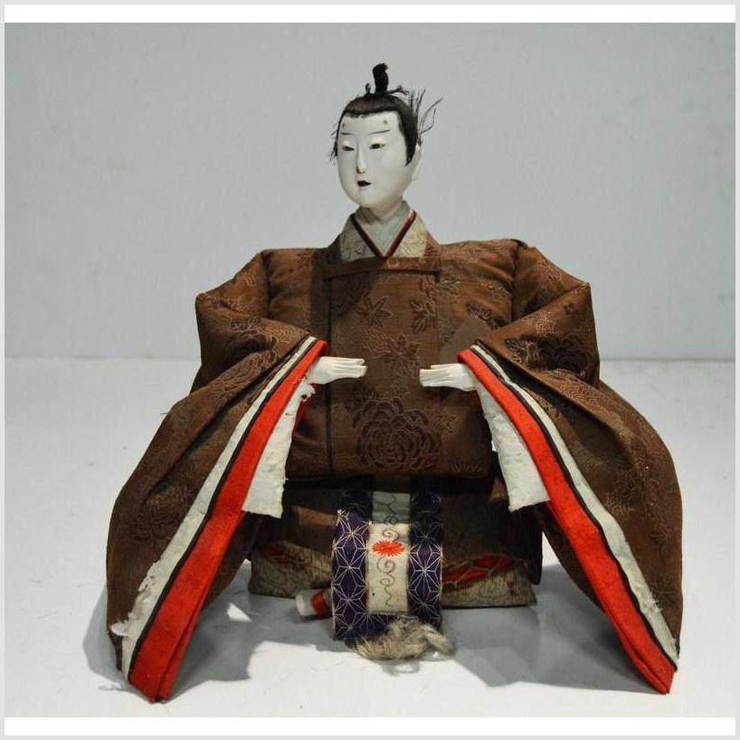 Japanese Taisho Samurai Doll-7. Asian & Chinese Furniture, Art, Antiques, Vintage Home Décor for sale at FEA Home