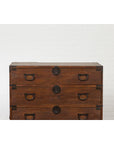 Japanese Taishō Tansu Chest in Isho-Dansu Style with Six Drawers and Safe-7. Asian & Chinese Furniture, Art, Antiques, Vintage Home Décor for sale at FEA Home
