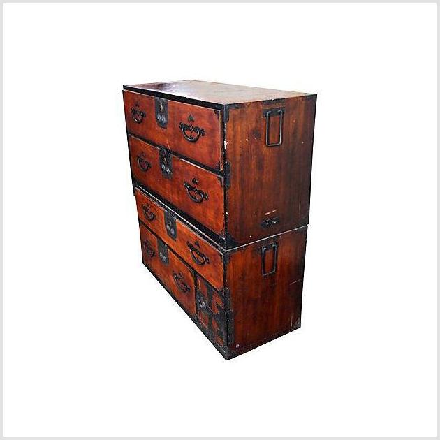 Antique Japanese Tansu Cabinet-3. Asian & Chinese Furniture, Art, Antiques, Vintage Home Décor for sale at FEA Home
