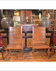 Java Teak Side Chairs-4. Asian & Chinese Furniture, Art, Antiques, Vintage Home Décor for sale at FEA Home