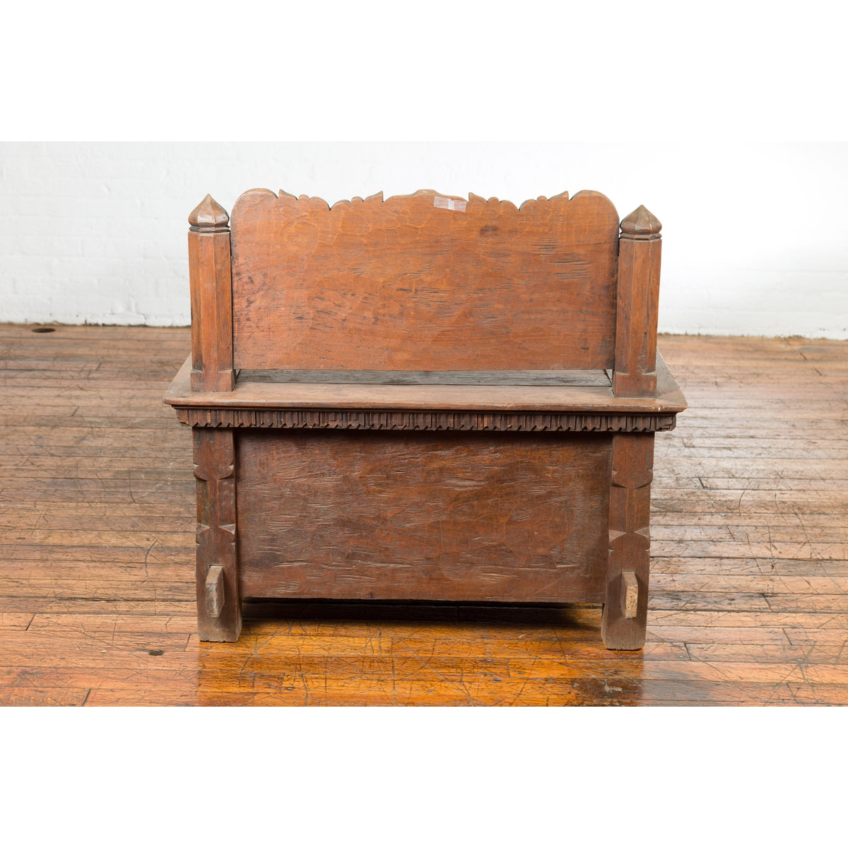 Javanese 19th Century Teak Wood Daybed with Storage and Hand Woven Rattan-10. Asian & Chinese Furniture, Art, Antiques, Vintage Home Décor for sale at FEA Home