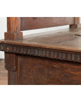 Javanese 19th Century Teak Wood Daybed with Storage and Hand Woven Rattan-18. Asian & Chinese Furniture, Art, Antiques, Vintage Home Décor for sale at FEA Home