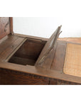 Javanese 19th Century Teak Wood Daybed with Storage and Hand Woven Rattan-19. Asian & Chinese Furniture, Art, Antiques, Vintage Home Décor for sale at FEA Home
