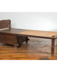 Javanese 19th Century Teak Wood Daybed with Storage and Hand Woven Rattan-2. Asian & Chinese Furniture, Art, Antiques, Vintage Home Décor for sale at FEA Home