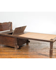 Javanese 19th Century Teak Wood Daybed with Storage and Hand Woven Rattan-20. Asian & Chinese Furniture, Art, Antiques, Vintage Home Décor for sale at FEA Home