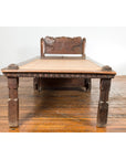 Javanese 19th Century Teak Wood Daybed with Storage and Hand Woven Rattan-4. Asian & Chinese Furniture, Art, Antiques, Vintage Home Décor for sale at FEA Home
