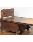 Javanese 19th Century Teak Wood Daybed with Storage and Hand Woven Rattan-6. Asian & Chinese Furniture, Art, Antiques, Vintage Home Décor for sale at FEA Home