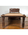 Javanese 19th Century Teak Wood Daybed with Storage and Hand Woven Rattan-8. Asian & Chinese Furniture, Art, Antiques, Vintage Home Décor for sale at FEA Home